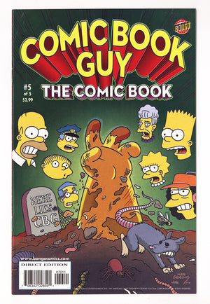 Bongo Comics Presents Comic Book Guy: The Comic Book   5  NM- (9.2)   (2010)