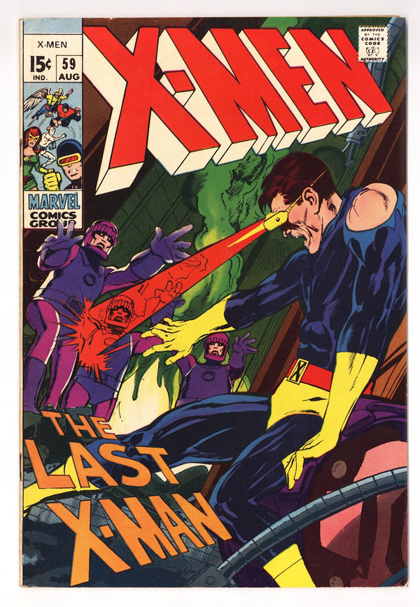 The X-Men Vol 1 59  FN+ (6.5)   (1969)