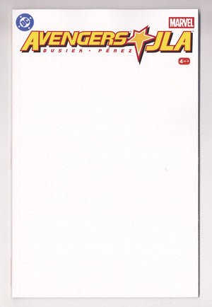 Avengers / JLA 4 Blank Variant (2026)