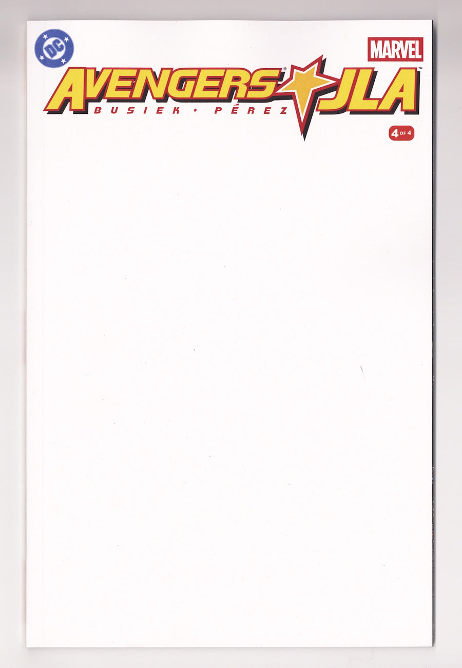Avengers / JLA 4 Blank Variant (2026)