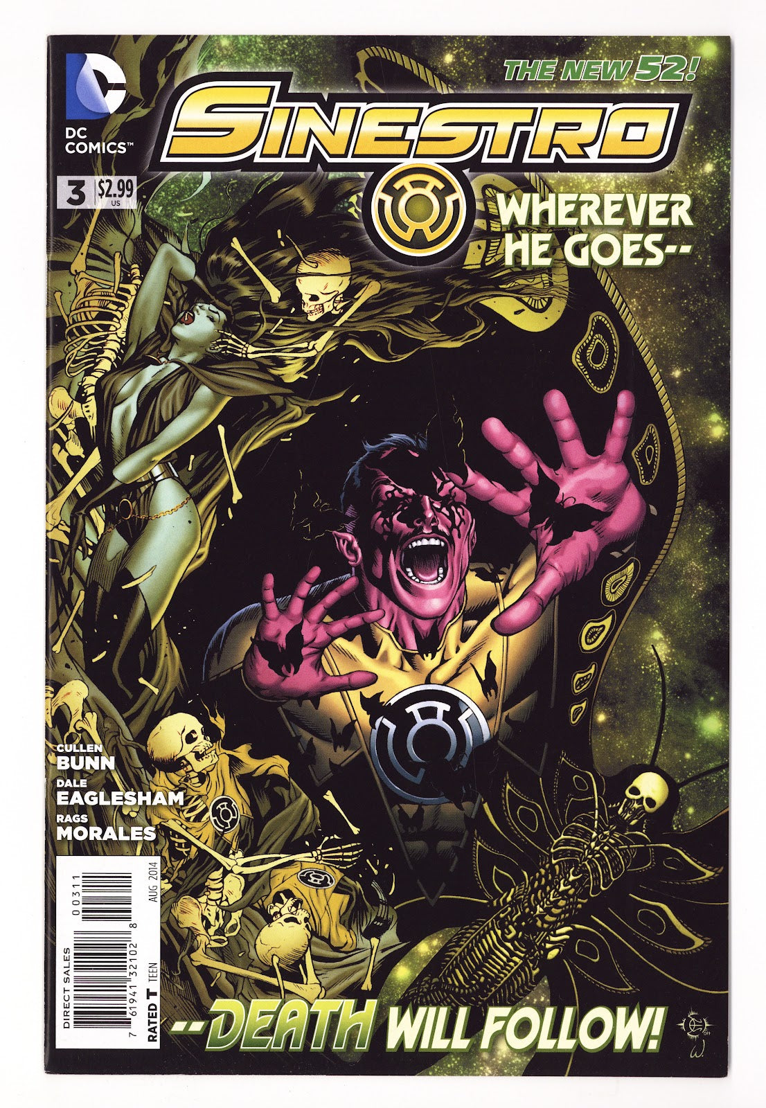 Sinestro   3  High Grade   (2014)   Direct Sales  