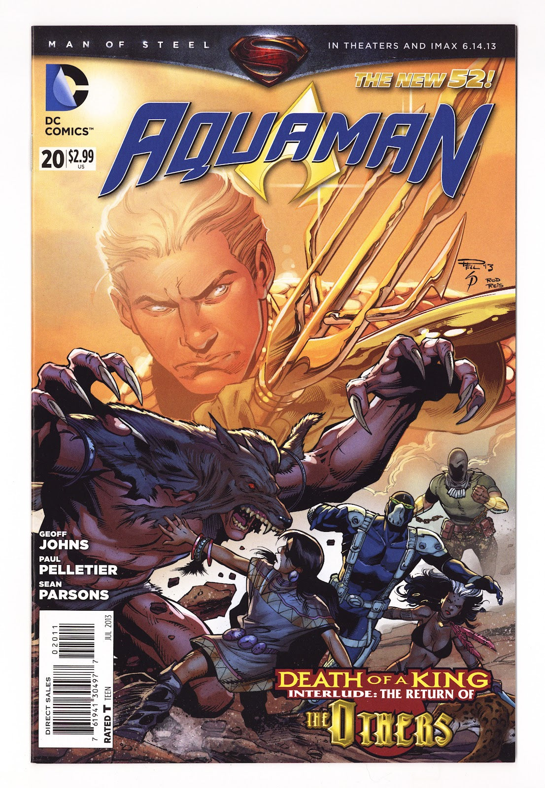 Aquaman Vol 7 20 High Grade (2013) Direct Sales 