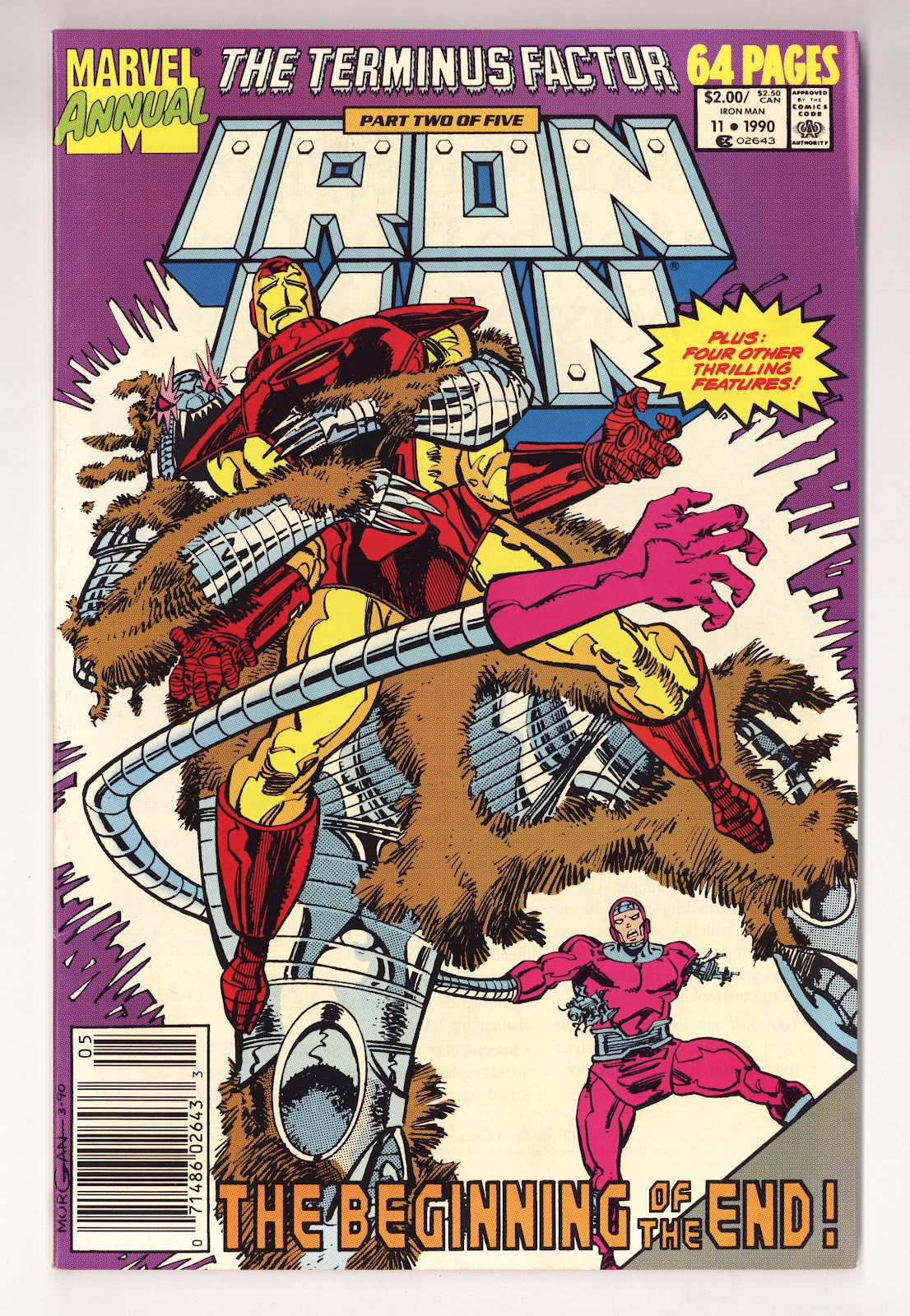 Iron Man Annual Vol 1 11  Mid Grade   (1990)   Newsstand