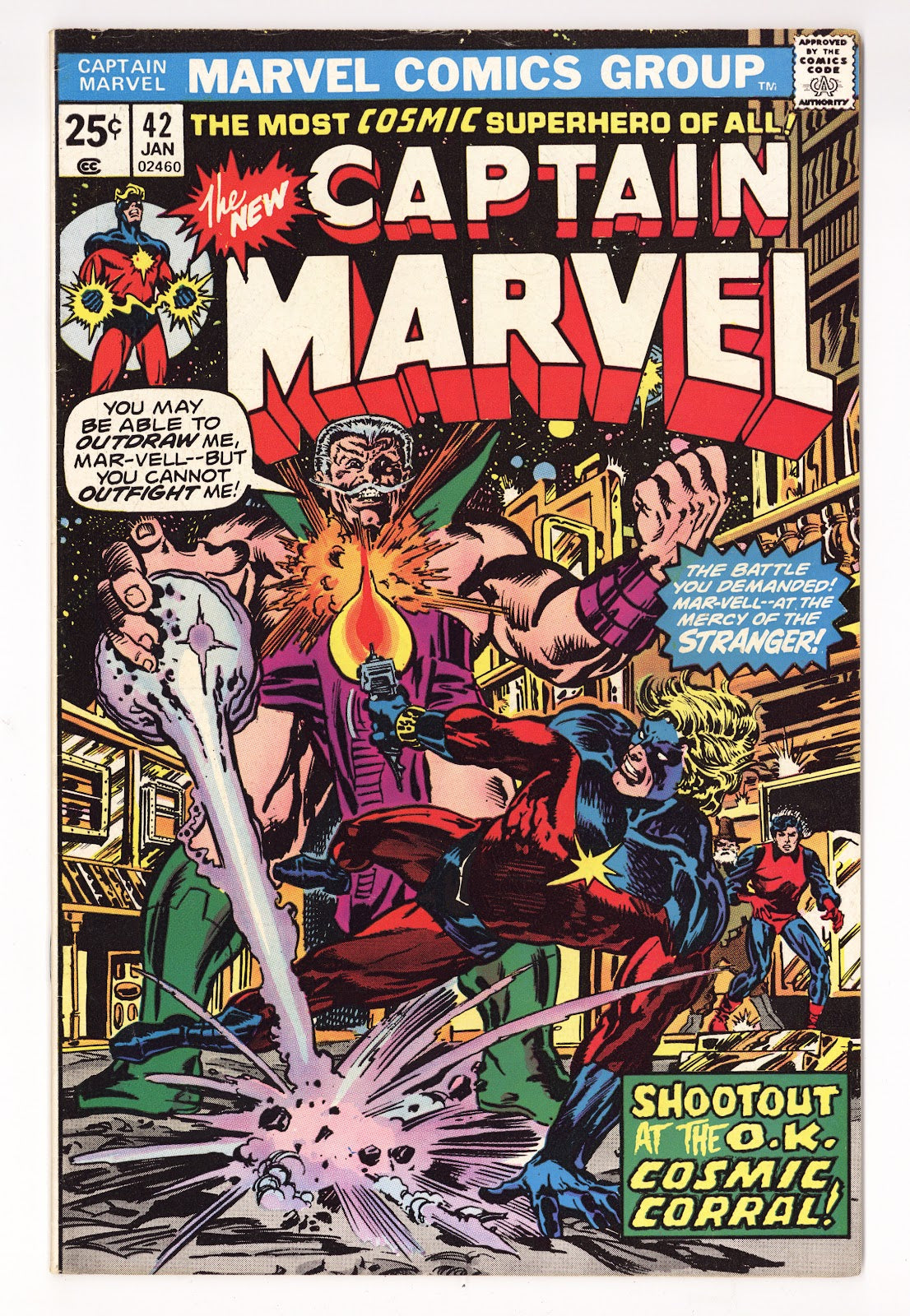 Captain Marvel Vol 1 42  Mid Grade   (1976)     