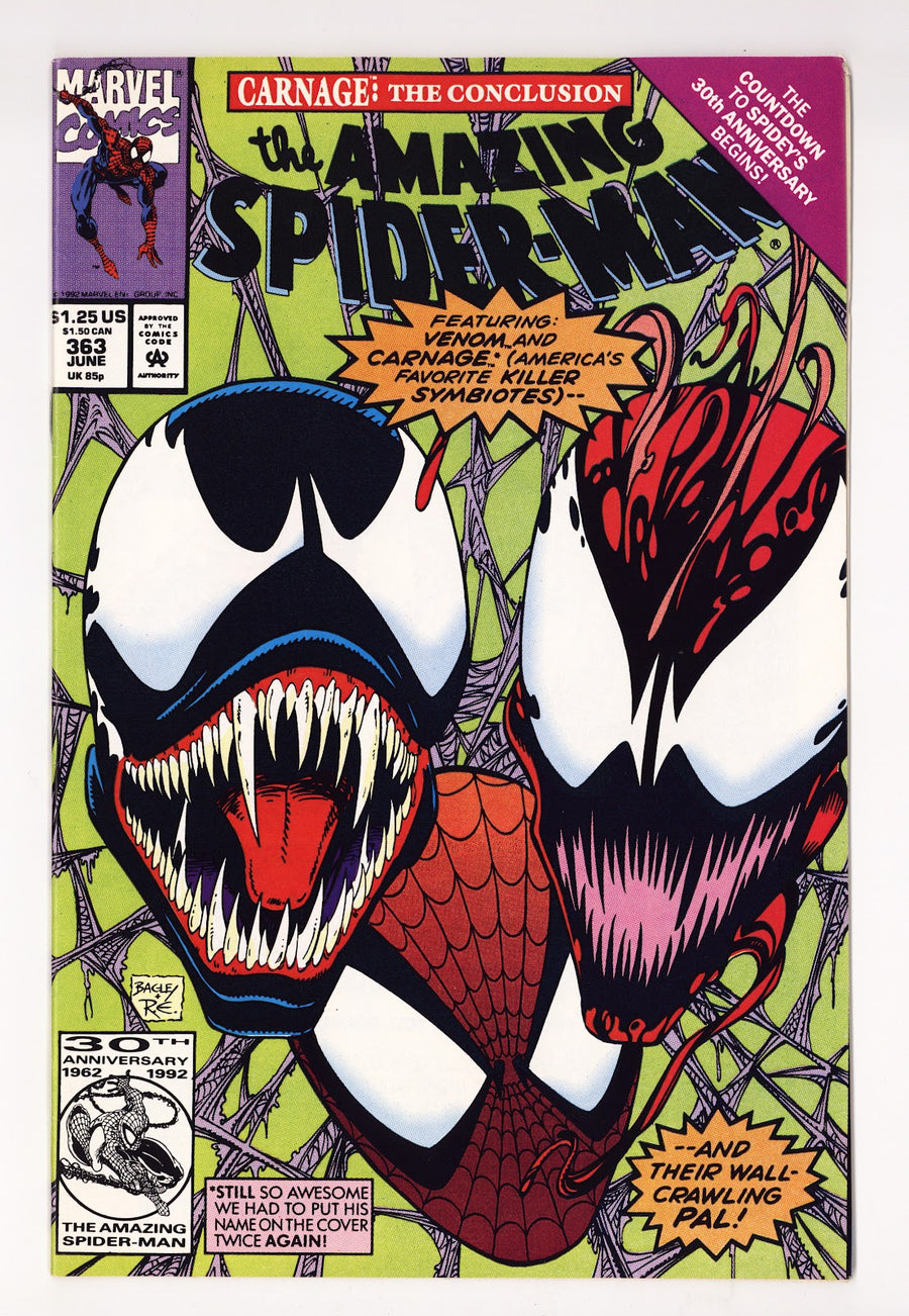 The Amazing Spider-Man Vol 1 363  VF (8.0)   (1992)