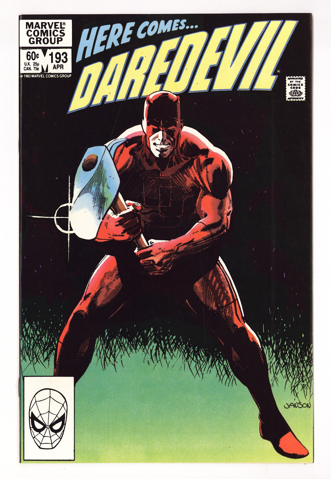 Daredevil Vol 1 193 High Grade (1983) 