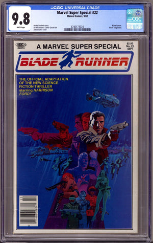 Marvel Super Special Vol 1 22 CGC 9.8 (NM/M) (1982)