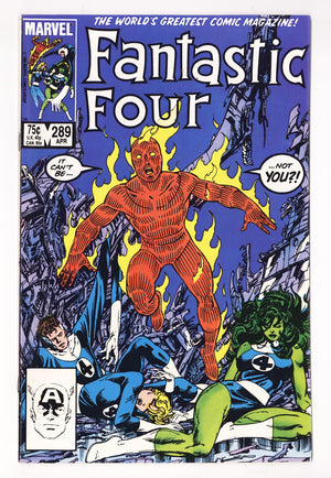 Fantastic Four Vol 1 289  High Grade   (1986)