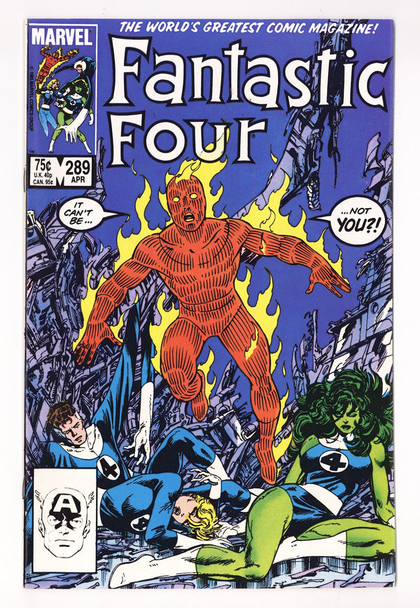 Fantastic Four Vol 1 289 High Grade (1986)