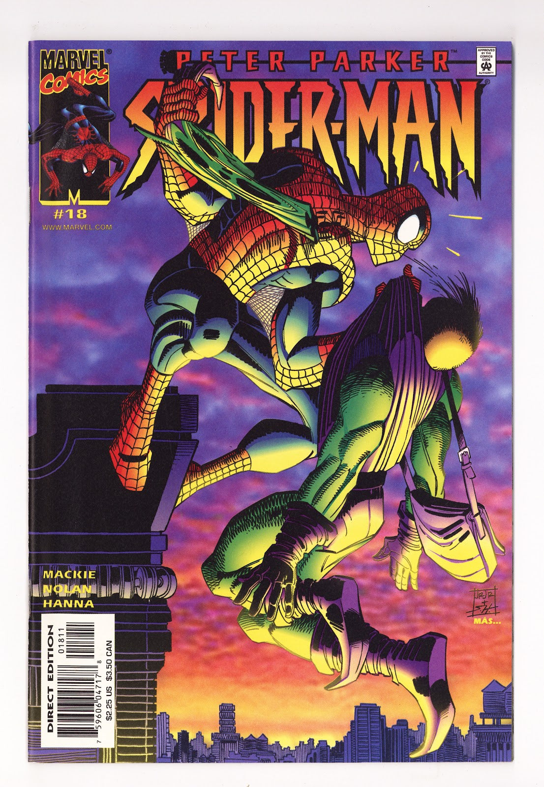 Peter Parker: Spider-Man 18 High Grade (2000) Direct Edition 