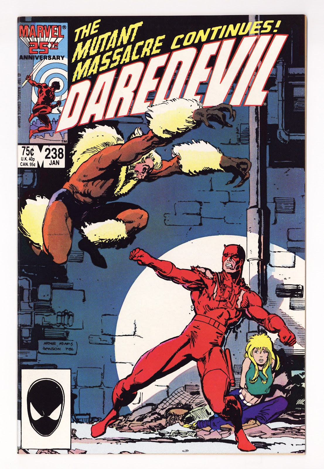 Daredevil Vol 1 238  Mid Grade   (1987)     