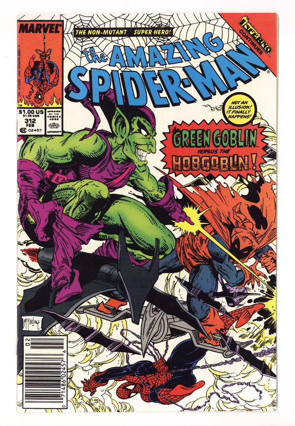 The Amazing Spider-Man Vol 1 312 FN/VF (7.0) (1989) Newsstand