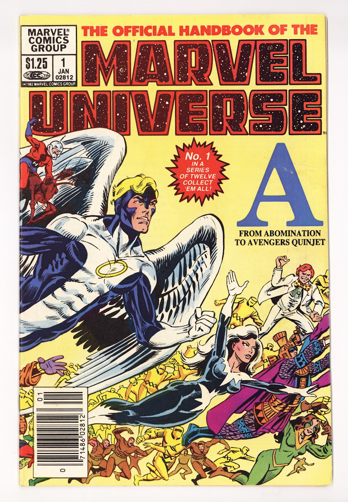 The Official Handbook of the Marvel Universe Vol 1 1  High Grade   (1983)   Canadian Price Variant  