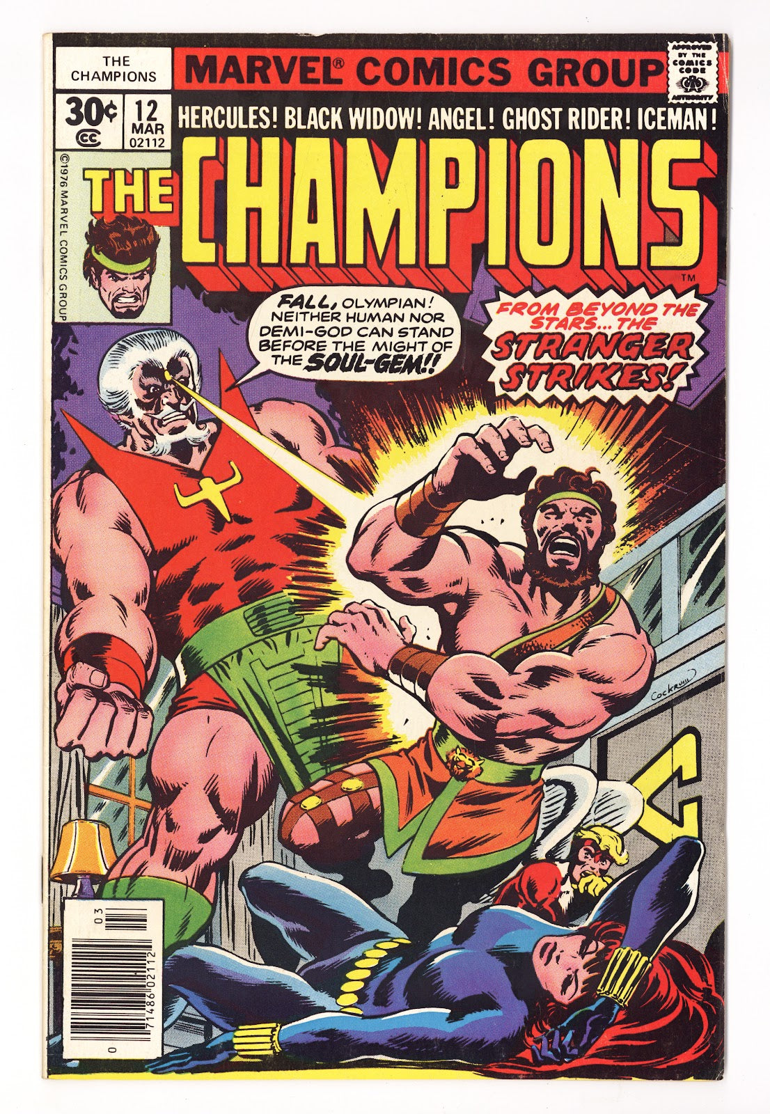The Champions Vol 1 12 Mid Grade (1977) Regular Edition 