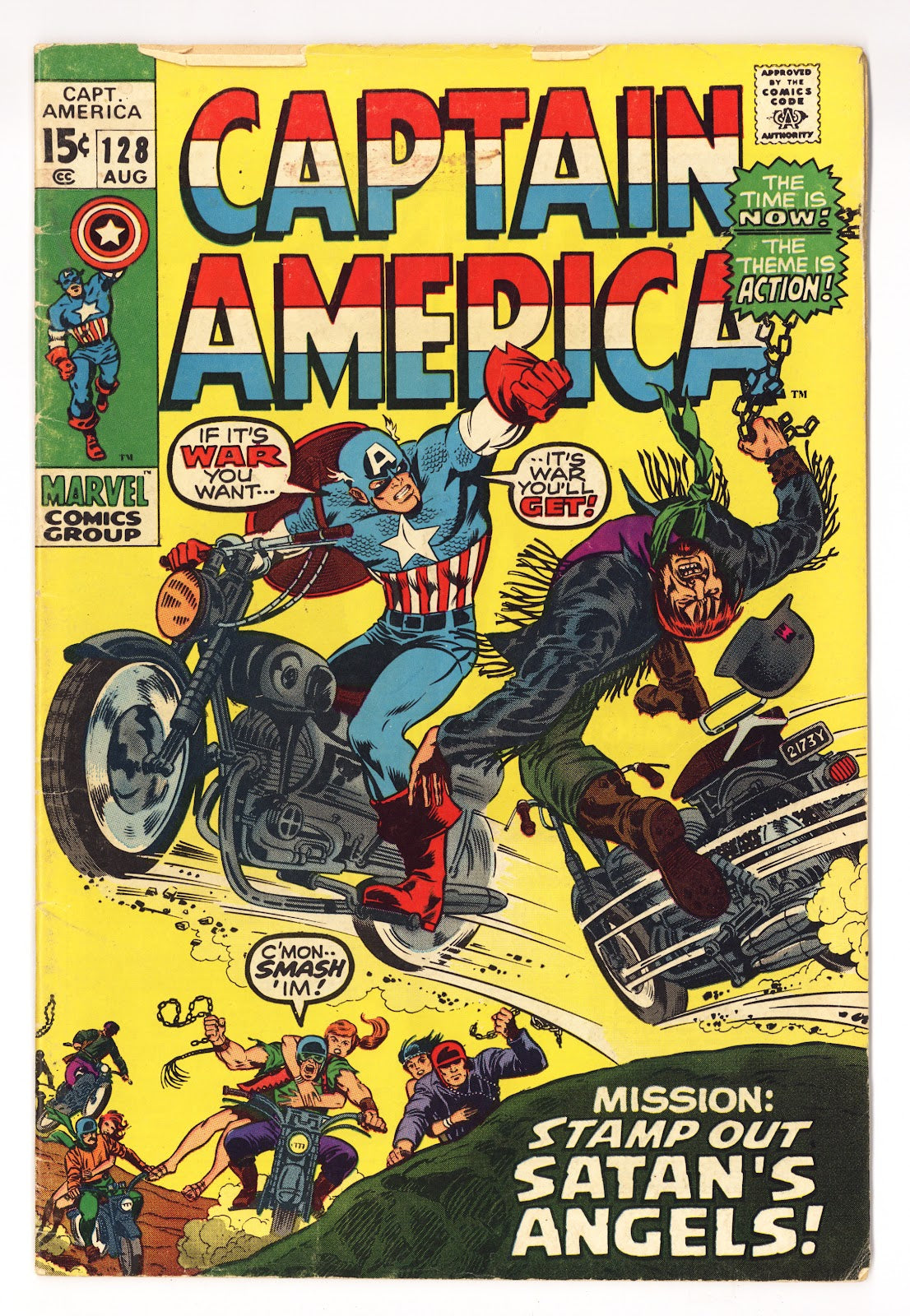 Captain America Vol 1 128  VG- (3.5)   (1970)