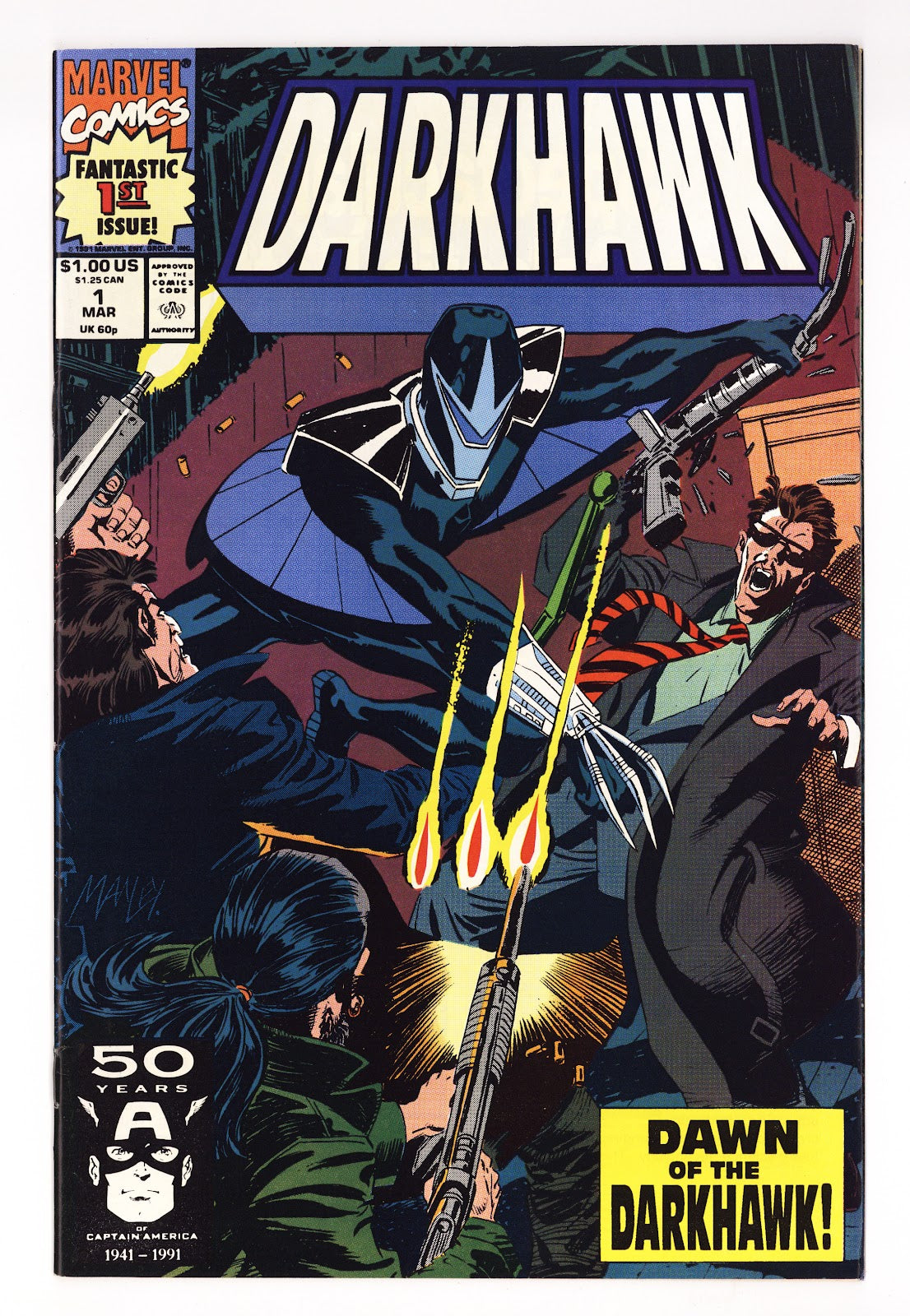 Darkhawk Vol 1 1  VF (8.0)   (1991)     