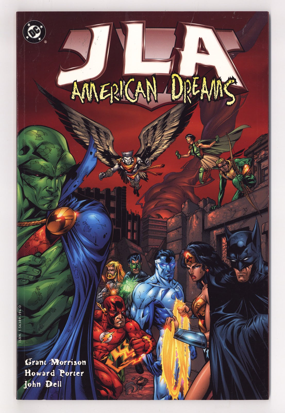 JLA: American Dreams   [nn]  Mid Grade   (1997)   2nd Print  
