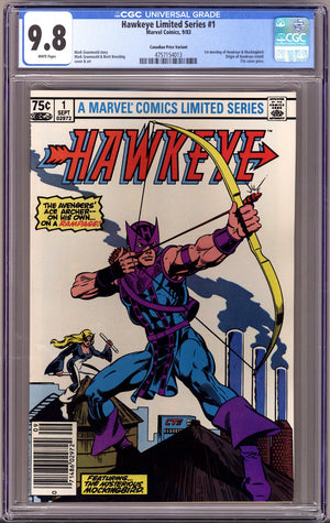 Hawkeye Vol 1 1 CGC 9.8 (NM/M)   (1983)   Canadian Price Variant