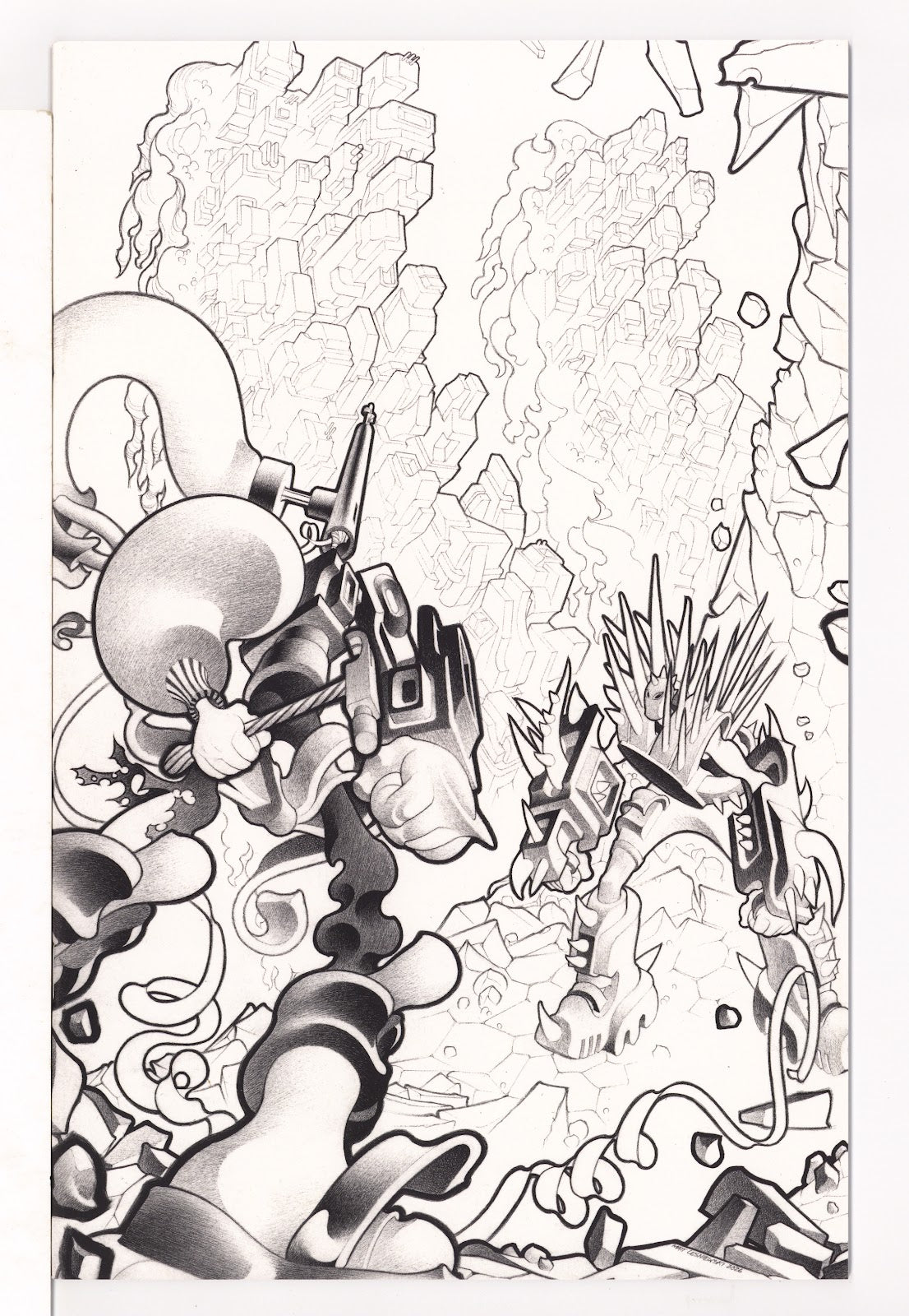 Faceless and the Family Maze of the Mechanical Aliens  2 Lesniewski  B&W Incentive NM- (9.2) NM- (9.2) (2026)
