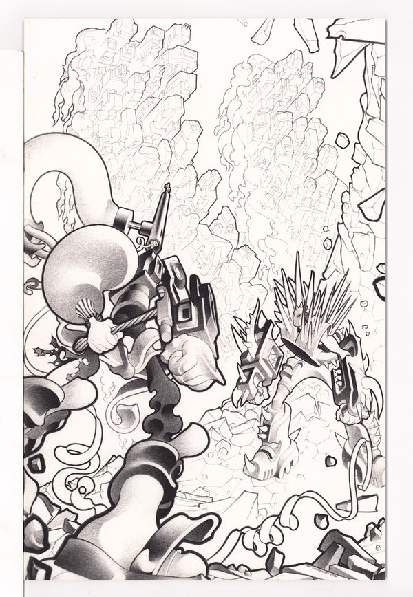Faceless and the Family Maze of the Mechanical Aliens 2 Lesniewski B&W Incentive NM- (9.2) NM- (9.2) (2026)