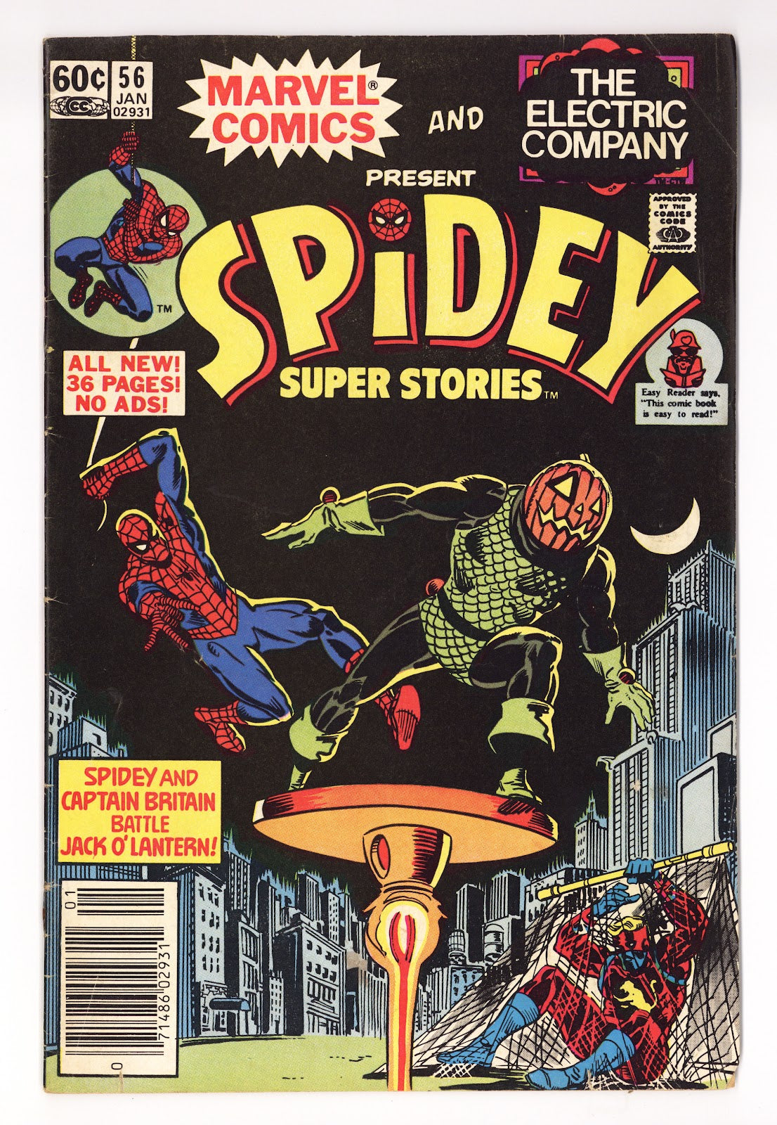 Spidey Super Stories Vol 1 56  VG+ (4.5)   (1982)     