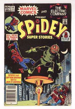Spidey Super Stories Vol 1 56  VG+ (4.5)   (1982)