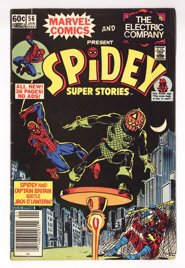Spidey Super Stories Vol 1 56  VG+ (4.5)   (1982)