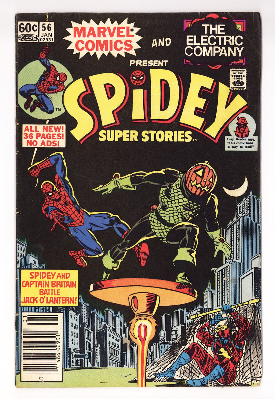 Spidey Super Stories Vol 1 56  VG+ (4.5)   (1982)     