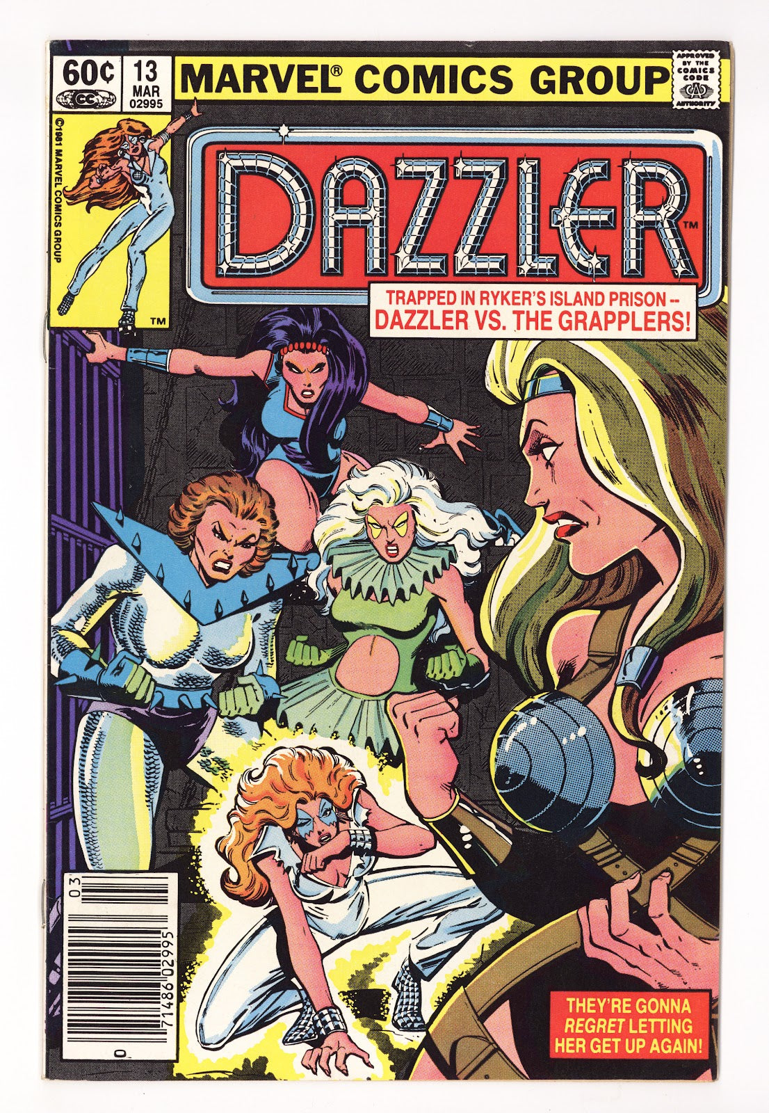 Dazzler Vol 1 13  Mid Grade   (1982)   Newsstand  