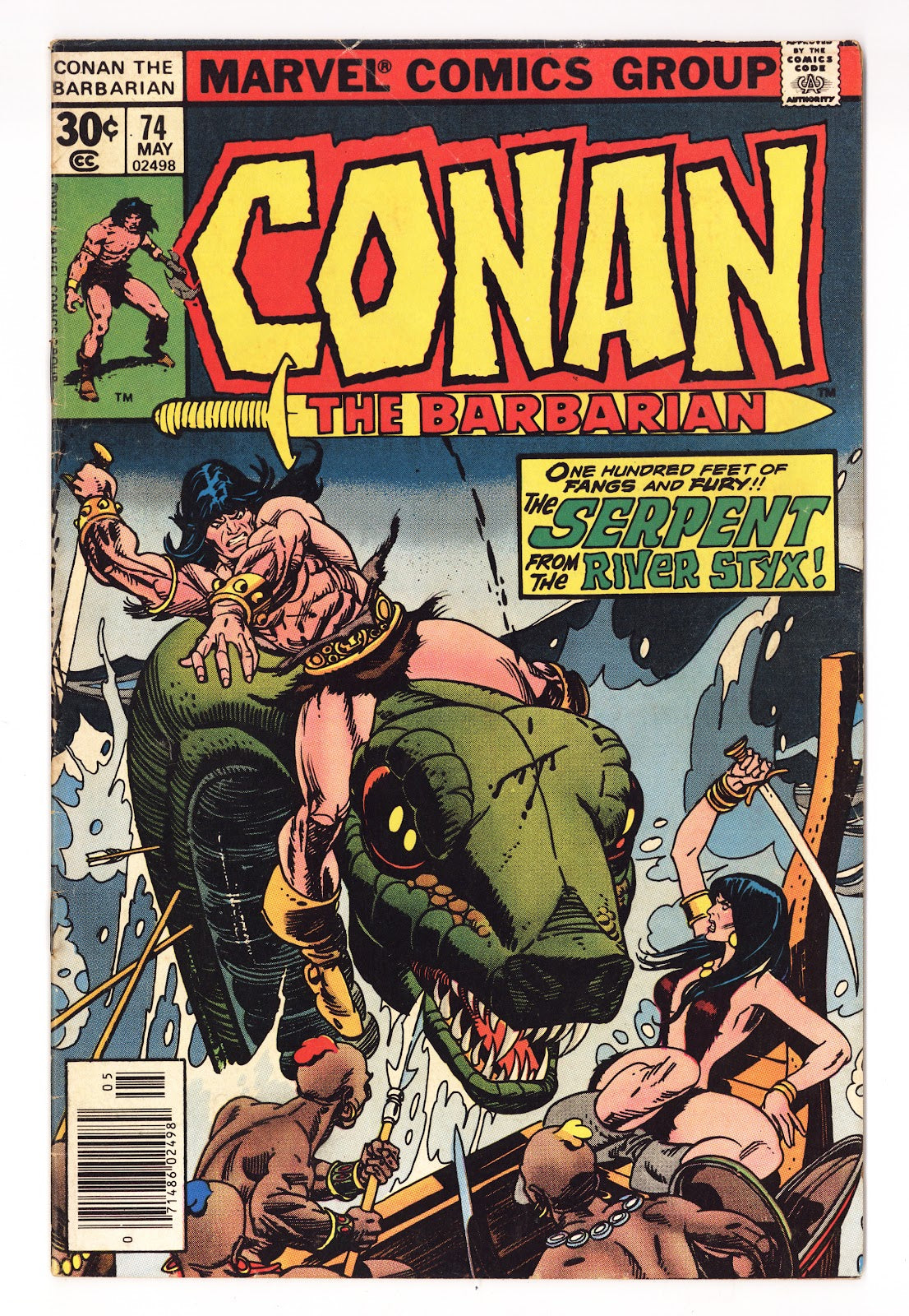 Conan the Barbarian Vol 1 74  Mid Grade   (1977)     