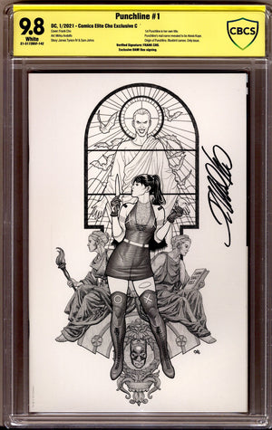Punchline   1 CBCS 9.8 (NM/M)   (2021) Cho Sketch Virgin Exclusive Variant  Signed x1 Cover Frank Cho