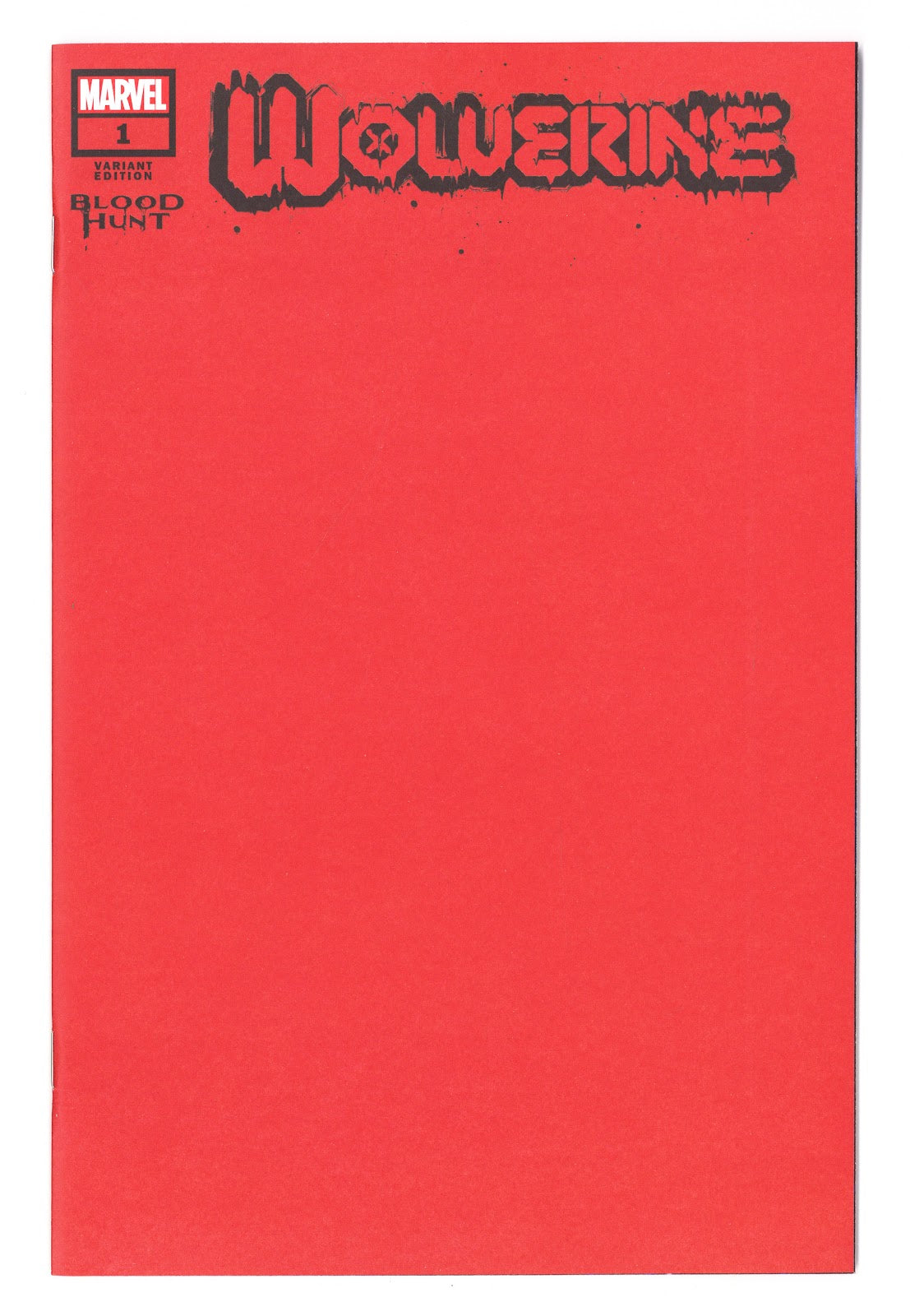 Wolverine: Blood Hunt 1 High Grade (2024) Blood Red Blank Variant 