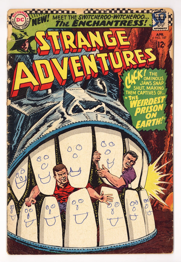 Strange Adventures Vol 1 187 FR/GD (1.5) (1966)