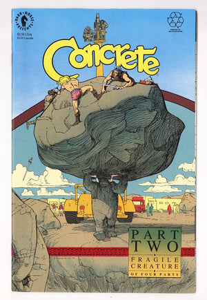Concrete: Fragile Creature   2  Mid Grade   (1991)