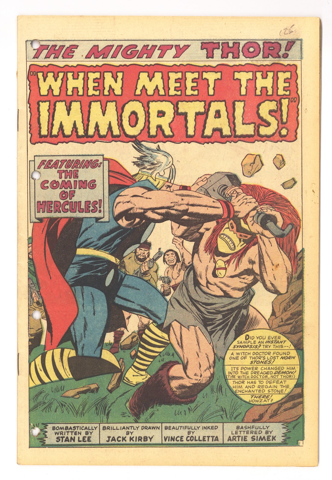 Journey into Mystery Vol 1 125 Coverless (1966) 