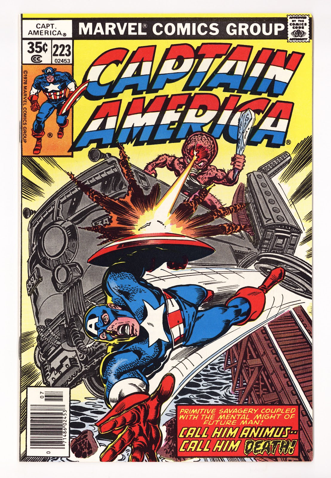 Captain America Vol 1 223 Mid Grade (1978) 