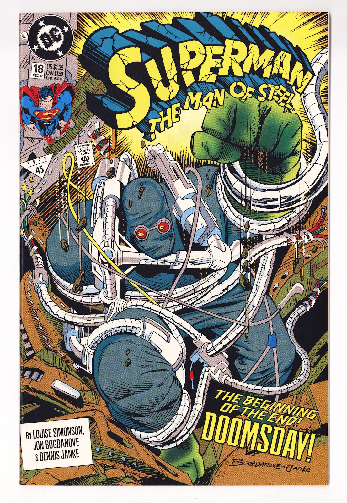 Superman: The Man of Steel   18  VF/NM (9.0)   (1992)     