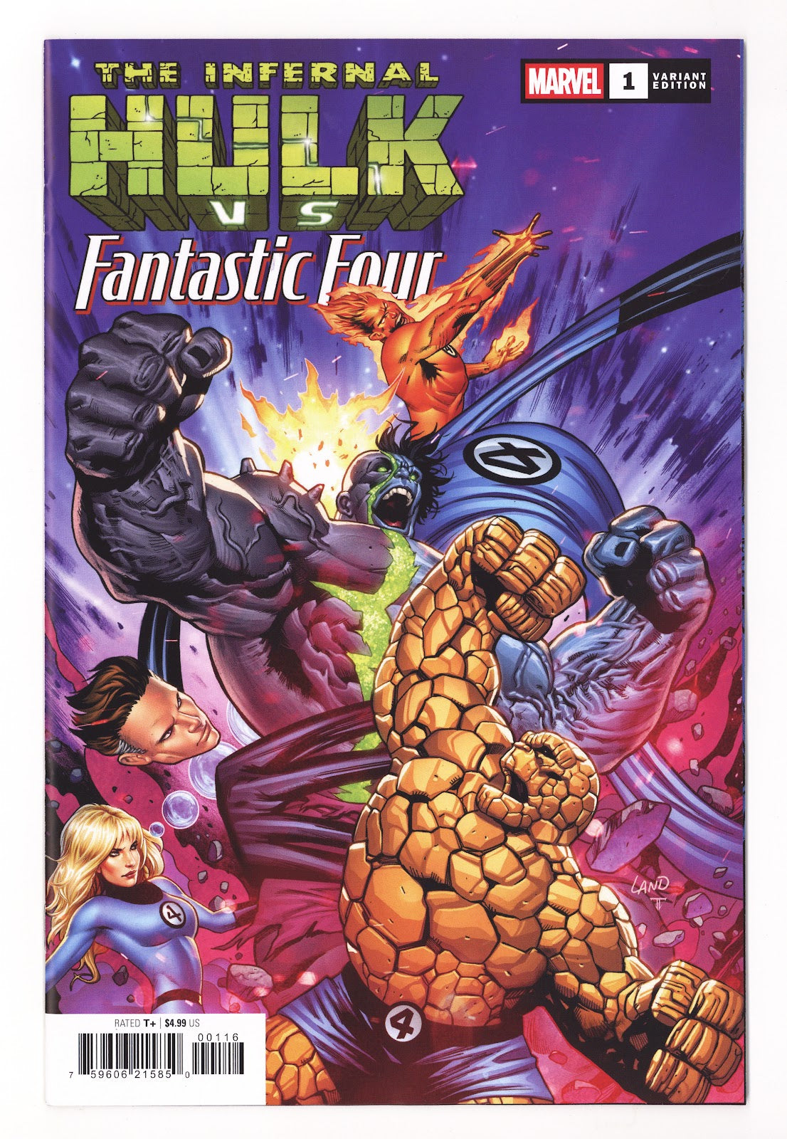 Infernal Hulk Vs. Fantastic Four #1 NM (9.4) (2026) Land Incentive