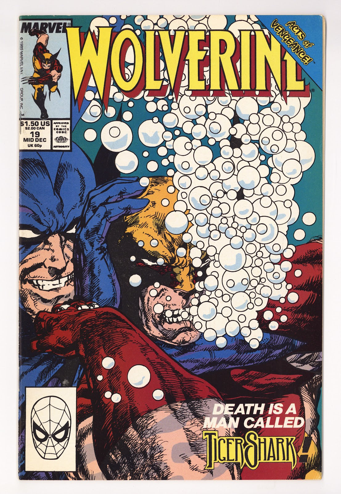 Wolverine Vol 2 19  High Grade   (1989)     