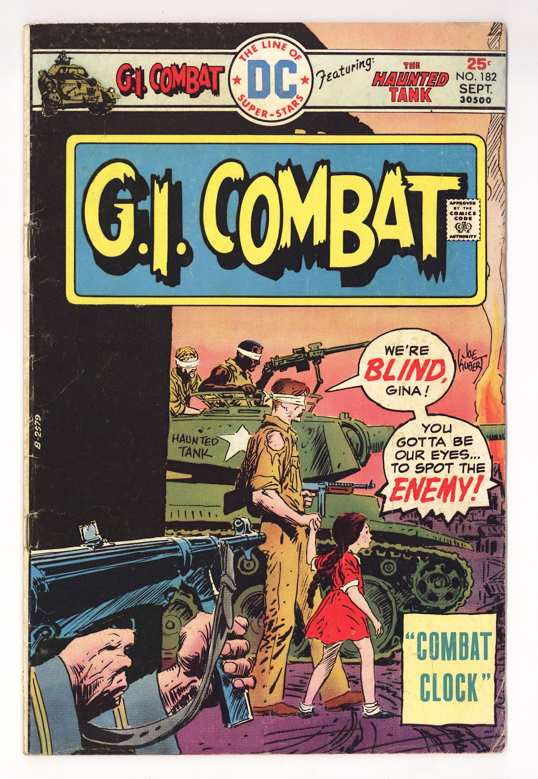G.I. Combat Vol 1 182  Very Low Grade   (1975)
