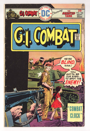 G.I. Combat Vol 1 182  Very Low Grade   (1975)