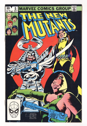 The New Mutants Vol 1 5 Mid Grade (1983) Direct