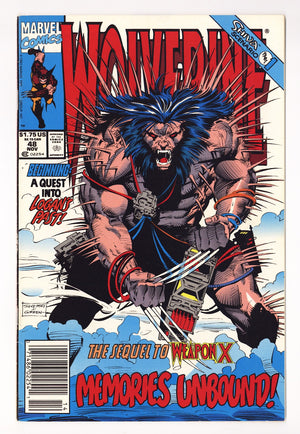 Wolverine Vol 2 48  High Grade   (1991)   Newsstand