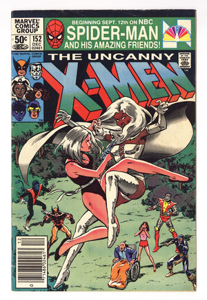 The Uncanny X-Men Vol 1 152  Low Grade   (1981)   Newsstand