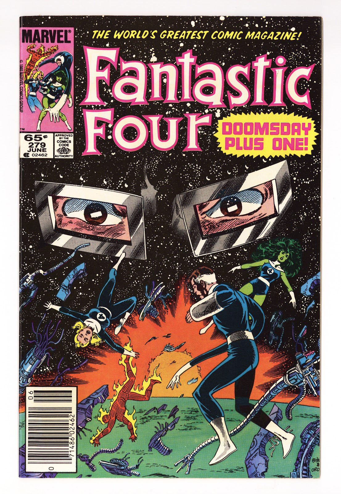 Fantastic Four Vol 1 279 High Grade (1985) Newsstand 