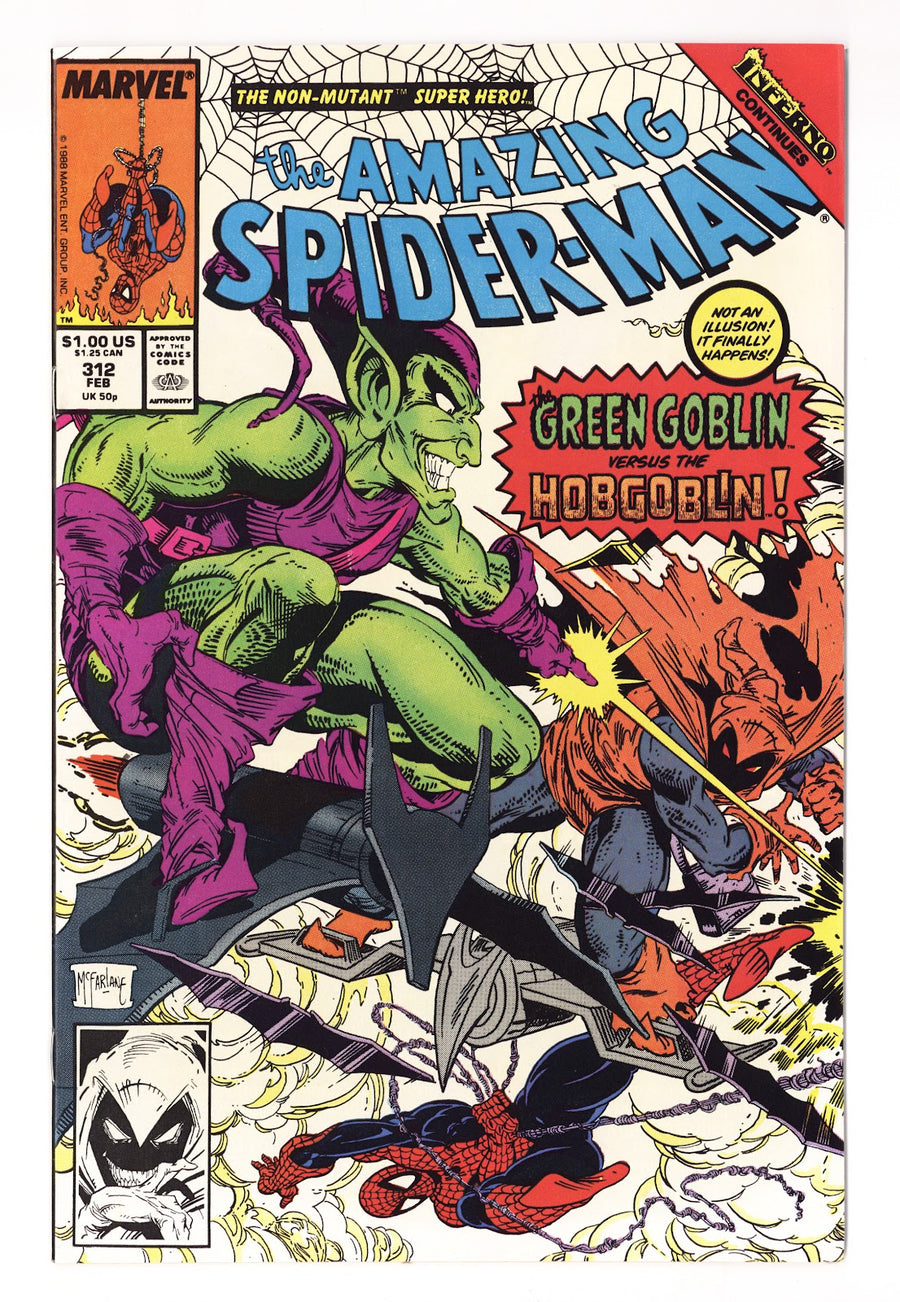 The Amazing Spider-Man Vol 1 312  VF/NM (9.0)   (1989)