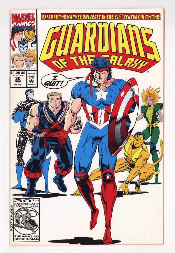Guardians of the Galaxy Vol 1 30  High Grade   (1992)