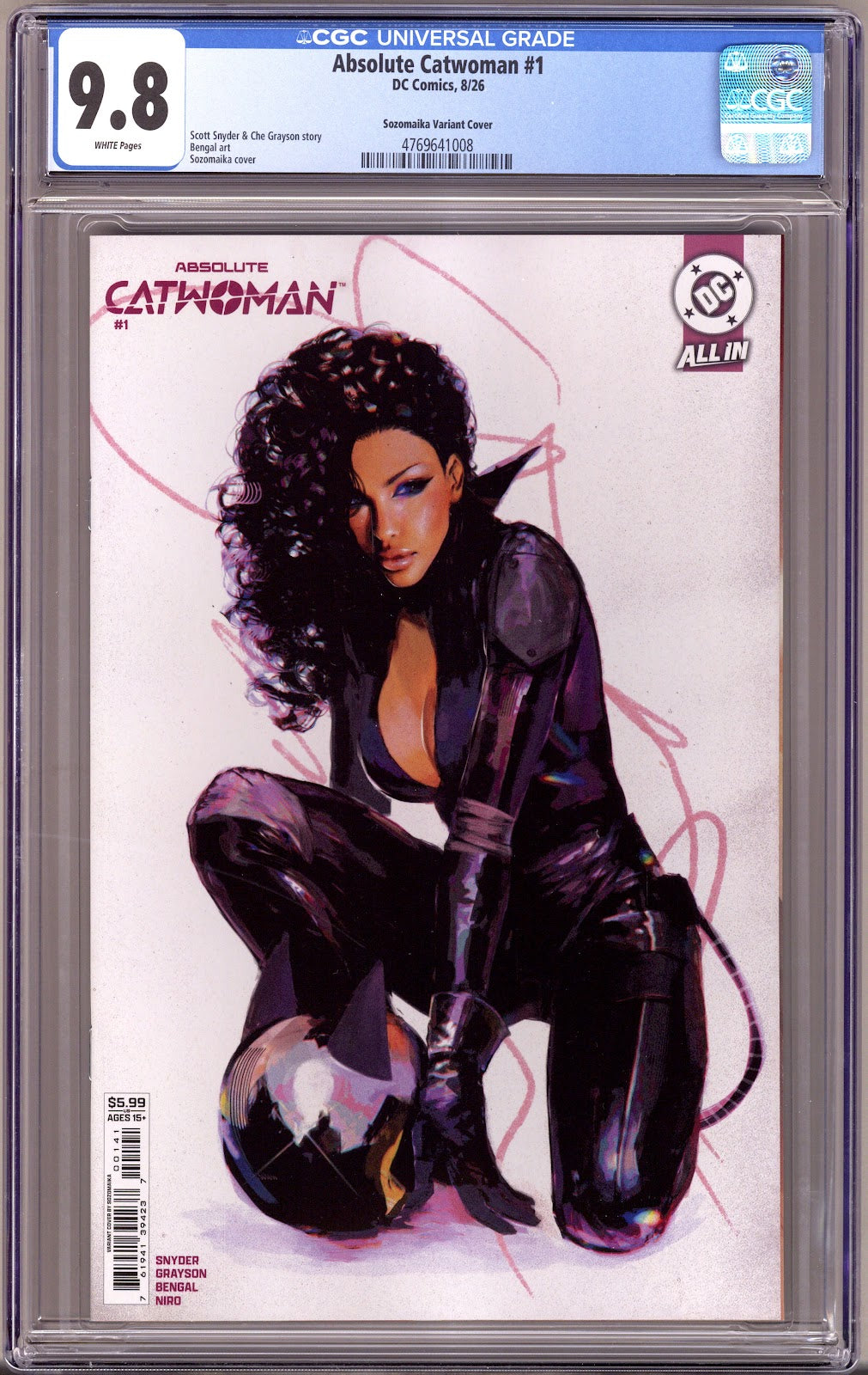 Absolute Catwoman   1 CGC 9.8 (NM/M)   (2026) Sozomaika   Variant  