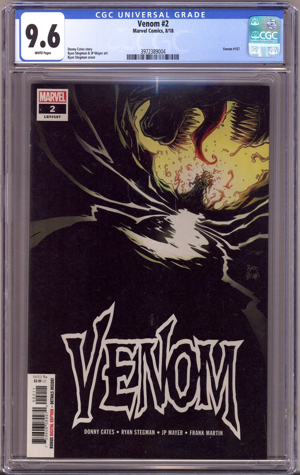 Venom Vol 4 2 (167) CGC 9.6 (NM+)   (2018)