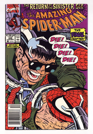 The Amazing Spider-Man Vol 1 339 High Grade (1990) Newsstand